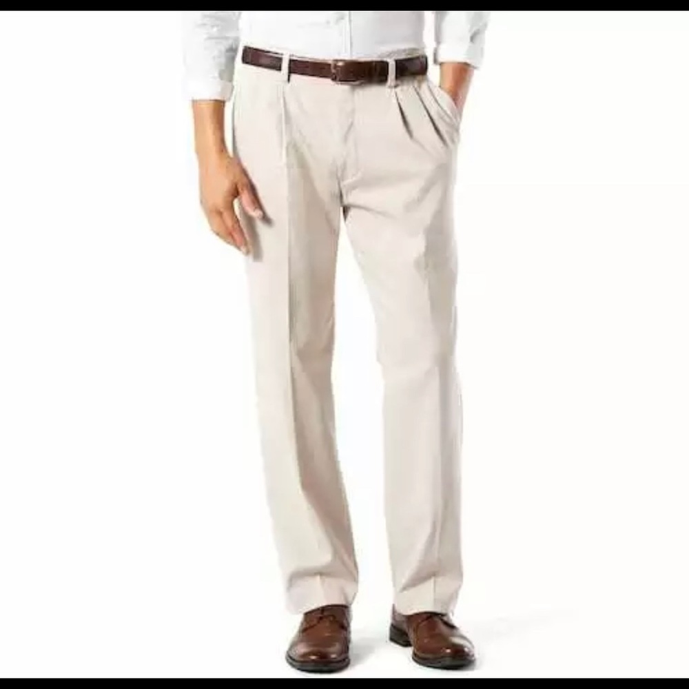 Dockers Easy Khaki Pants Classic Fit Cloud 34Wx34L